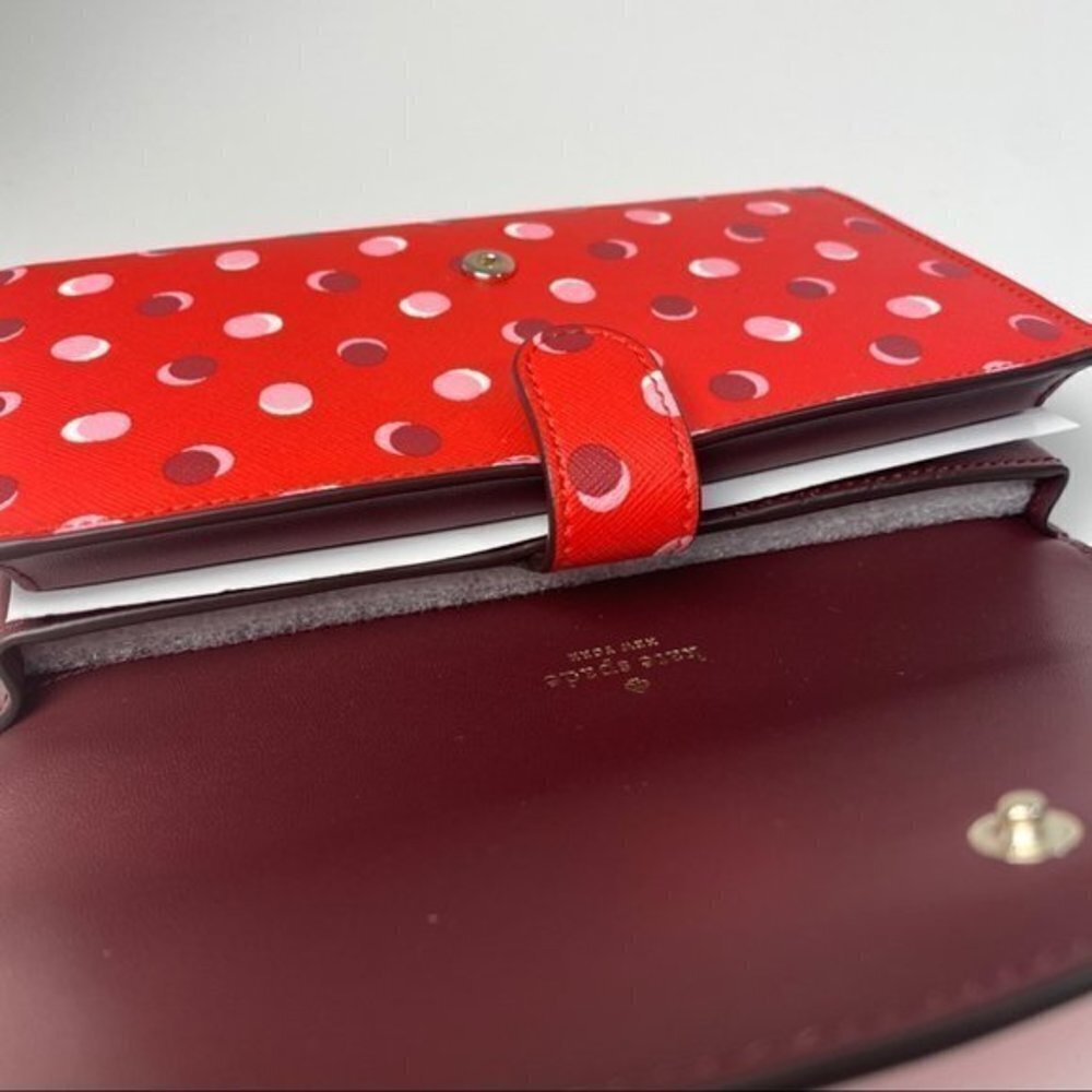 NEW Kate Spade Handbag Laurel Way Winni Red Crossbody Clutch Bag - Picture 8 of 12
